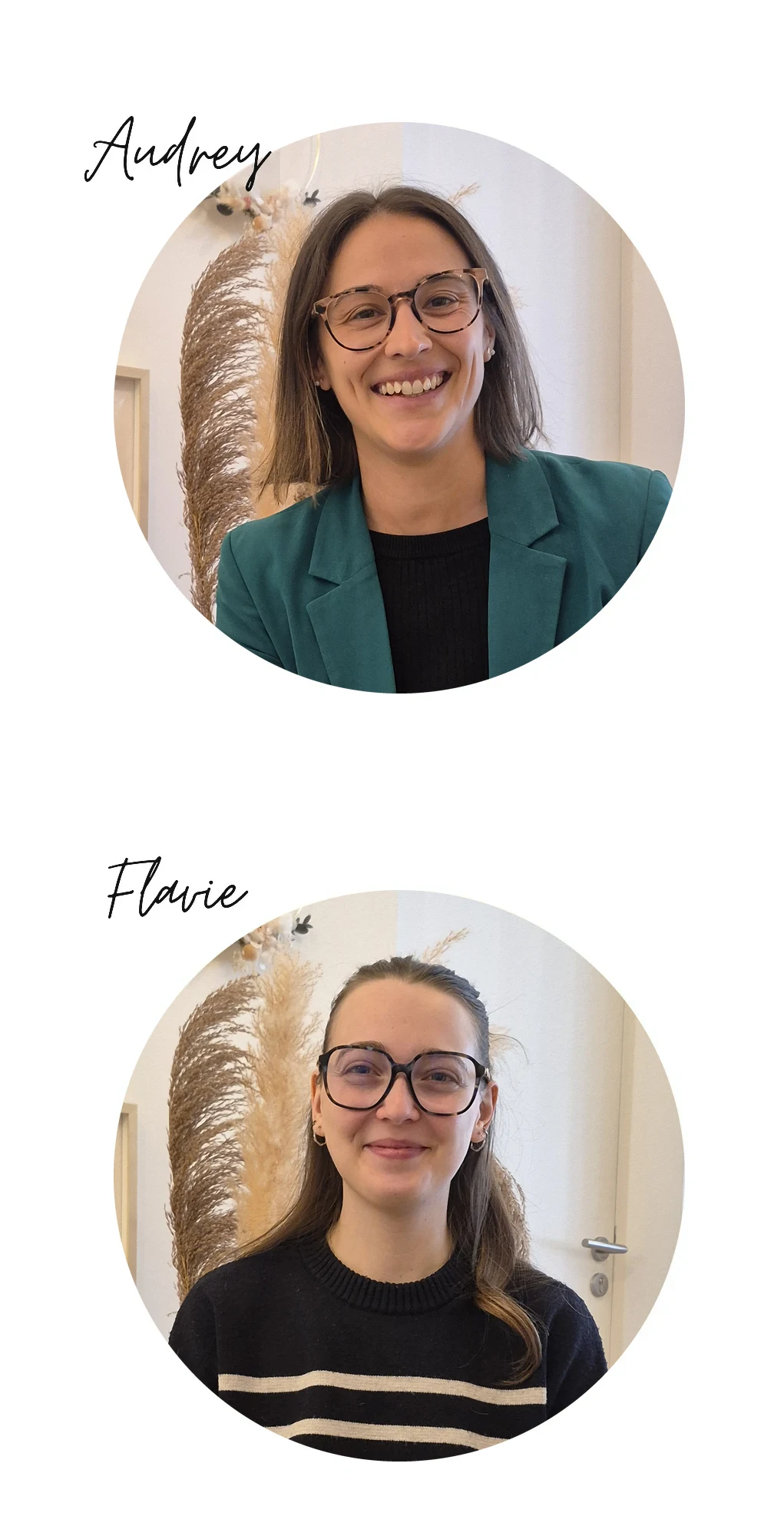 Audrey Gauthier et Flavie, l'équipe de L'Atelier d'Audrey